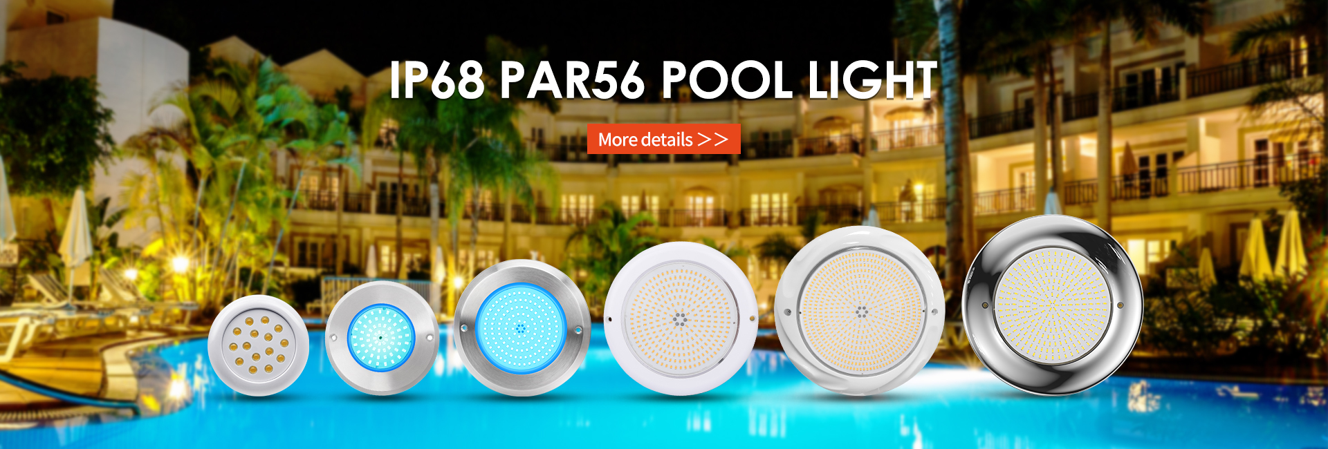 kualitas Lampu Sorot Bawah Air LED pabrik