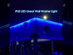 24W Rgbw LED Wall Washer Light Linear 2700k - 6500k Waterproof Untuk Bangunan