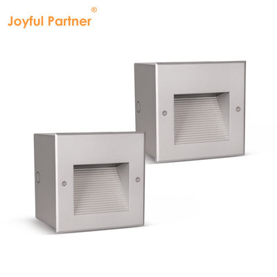 Lampu Dinding Tersembunyi LED IP65 Tahan Air Persegi 12V 220V Desain Kustom Untuk Tangga