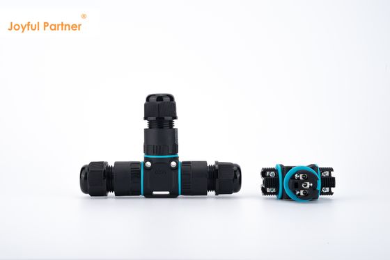 Cepat Instal IP68 Waterproof Plastik 2/3 Pin Wanita Konektor Bulat Konverter Listrik