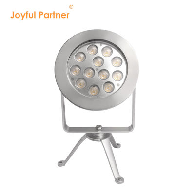 Lampu Spot LED Submersible12x4W RGBW 3in1 4 DMX Control Baja tahan karat 316 IP68 DC12V