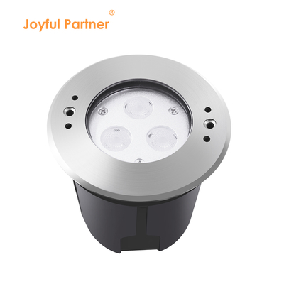 DIA 118mm IP68 304 Stainless Steel Panas Putih Lampu LED Bawah Air 3W DC24v dengan lengan pemasangan plastik