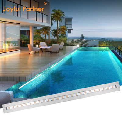 Lampu Linear Bawah Air LED Wall Washer RGBW 4in1 Garansi 3 Tahun Rumah Baja Tahan Karat Luar Ruangan IP68