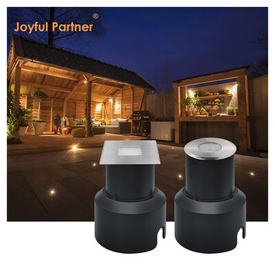 Lampu Inground Tersembunyi Persegi LED 3W Baja Tahan Karat 304 atau 316 Ukuran 45*45MM Rumah Aluminium