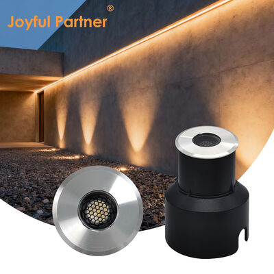 Underground Up Light IP67 3W CREE LED Anti Glare Desain DIA45MM Aluminium Housing Untuk Jalan