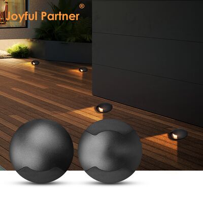 Side View Underground Lamp 12V-24V DC IP67 Aluminium Housing DIA60MM Satu Dua sisi