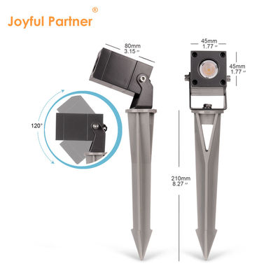 Square Tree LED Garden Spot Light Waterproof IP65 Aluminium Outdoor Lawn Lamp Dengan Sertifikasi CE