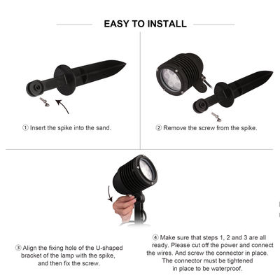 Lampu Taman LED 2700k - 6500k IP65 Outdoor Tree Light Projector