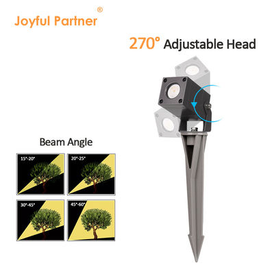 IP65 LED Taman Spot Lampu Luar Lawn Square LED Spike Spotlight