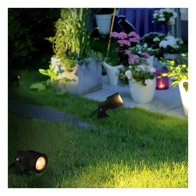 IP66 COB Lampu tahan air luar Lampu tegangan rendah masukkan lampu tempat kebun