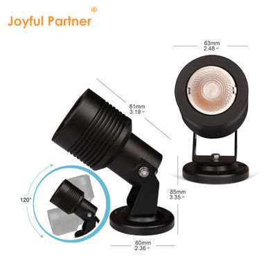 IP66 COB Lampu tahan air luar Lampu tegangan rendah masukkan lampu tempat kebun