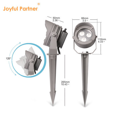 IP65 12V DC Dimming Dekoratif LED Spotlight Aluminium Outdoor Landscape Lamp