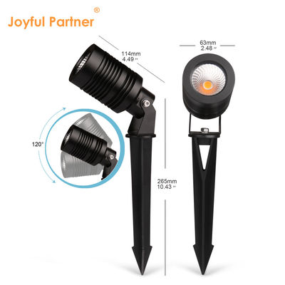 COB Lampu Lansekap disesuaikan 10W 24V atau 100 ~ 240VAC RGBW Aluminium Body 4in1 Untuk Yard Pathway