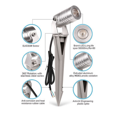 Modern LED Taman Spot Lampu Aluminium Waterproof Ip65 LED Spike Light