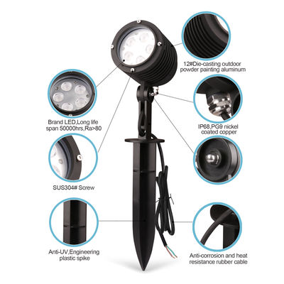 24VDC Outdoor LED Garden Spot Light 5W 10W 15W Low Voltage LED Spot Lampu