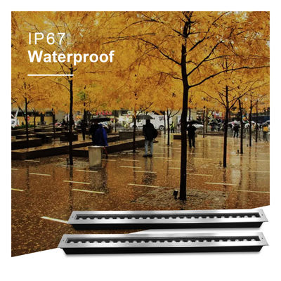 Cahaya linier tanah 24W DC24V Waterproof Baru IP67 Aluminium Body dan 316 stainless steel
