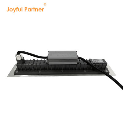 Cahaya bawah tanah LED putih hangat SUS 316 6W 12W Lampu linier taman