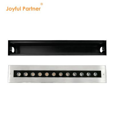 LED Underground Light 12W 24W Dibangun Digunakan Sebagai Wall Washer 500MM Panjang Baja Rinsless Cover Front