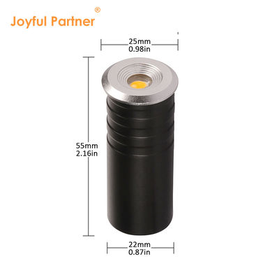 DC 24V Mini LED Step Light Terkubur Di Bawah Tanah Dimmable LED Deck Lampu IP67
