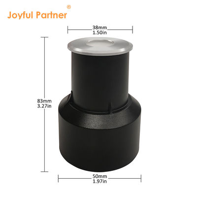IP67 Inground Light Lampu terkubur mini 12V 24V Putih Panas DIA45MM Kaca Frosted Tanpa Lensa