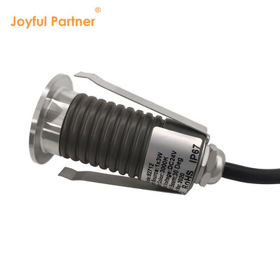 Mini IP67 Underground Light Waterproof Single Color 3000K Stainless Steel 1W 3W Mounting Recessed