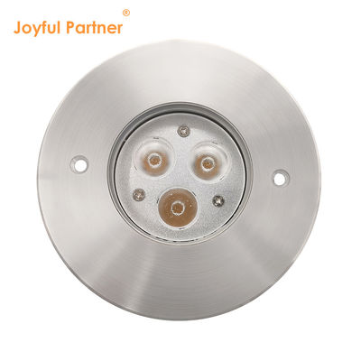 3W Outdoor LED Underground Light 3000k Warm White Recessed In Ground Lighting