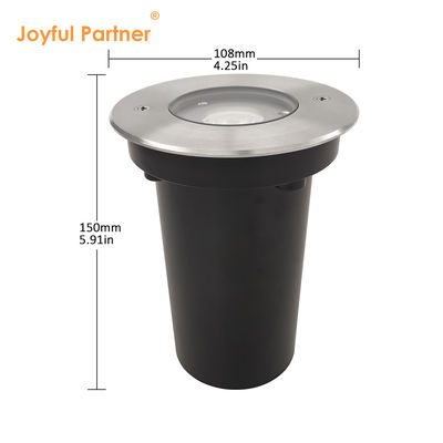 Lampu bawah tanah LED luar ruangan 6W IP67 12V DC Tegangan Rendah Lampu bawah tanah