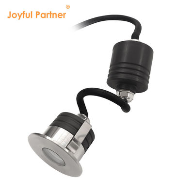 Outdoor Garden Mini Inground Light Tegangan Tinggi 100-240V Dengan Driver Eksternal 1W 3W Cover Stainless Steel