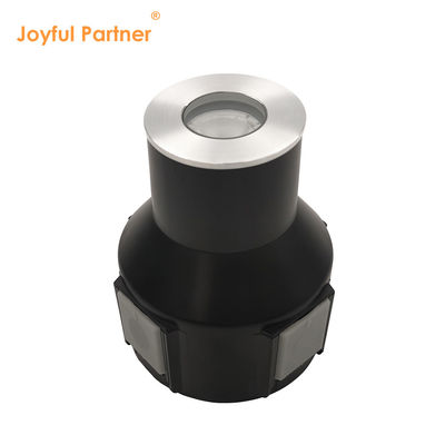 Lampu Pemakaman LED Baja tahan karat 316 1w 2w 3w DC 24v Dengan Kotak Belakang Plastik Untuk Lansekap