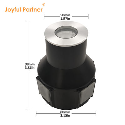3W IP67 Lampu Tangga Taman RGB3in1 Aluminium Housing Stainless Steel Cover Front Dengan Garansi Dua Tahun