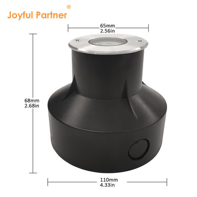 1W 3000k LED Putih Panas Lampu Bawah Tanah Terkubur IP67 Di Tanah Pencahayaan Recessed