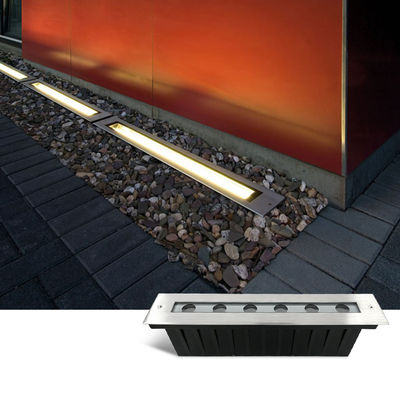 Cahaya bawah tanah LED terpencil 2700k - 6500k IP67 Lampu pencuci dinding linier