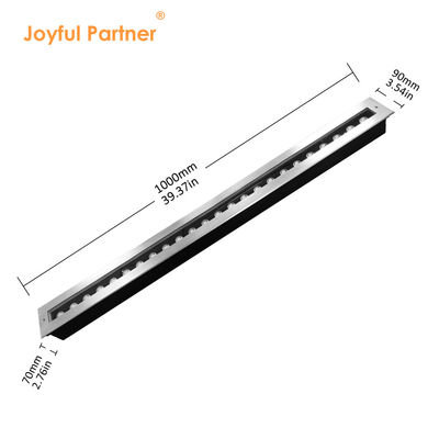 1 Meter Walkover LED Lampu bawah tanah 24w 48w Outdoor dan Indoor IP67 Rated