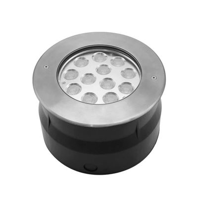 IP67 LED Underground Light 12W 24W 36W DIA185MM RGB3in1 3000K Warm White Untuk Taman Park Plaza