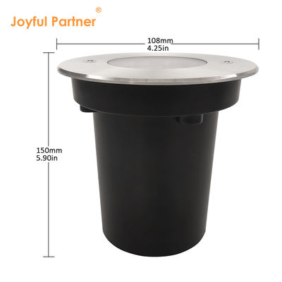 Inground Sideways Path Light IP67 3W 6W 9W 316SS Cover DC24V Plastik Back Box Untuk Menyinari Taman Anda