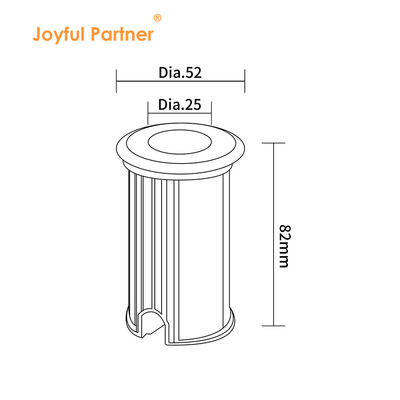 Lampu Bawah Air Tahan Air DC12V 24V 316 Stainless Steel Diisi Resin 3W RGB3in1