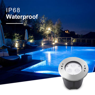 3W Waterproof IP68 LED kolam renang bawah air lampu 316 SS RGB DMX512 kolam renang lampu