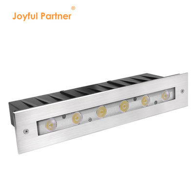 Lampu Linear Bawah Air Baja Tahan Karat 316 DMX 512 RGB 12W DC24V Lensa Asimetris RGB3IN1