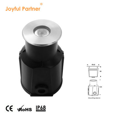 Baja tahan karat RGB warna-warni kolam renang Lampu bawah air Mini lampu LED Recessed