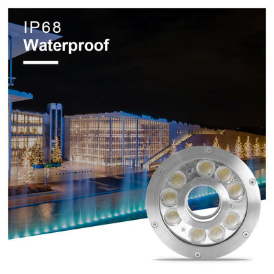 IP68 LED Lampu Air Panas 2700K - 6500K SS316 12V / 24V Kompatibel