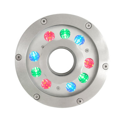 18W RGB LED Fountain Pool Light DMX Control Waterproof IP68 Lampu bawah air