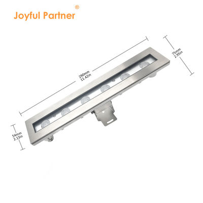 Lampu Sorot Bawah Air LED IP68 6W 12W RGB3 in 1 Panjang 290MM Dengan Penyangga Pemasangan