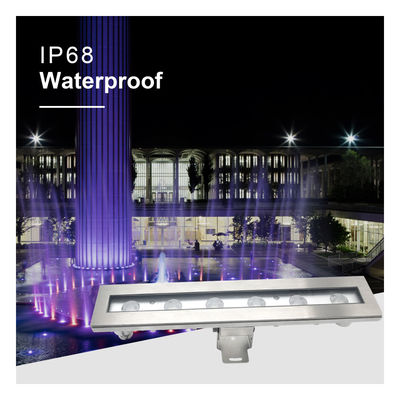 Lampu Sorot Bawah Air LED IP68 6W 12W RGB3 in 1 Panjang 290MM Dengan Penyangga Pemasangan