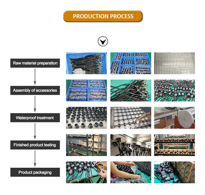 Lampu Dinding Luar IP65 Waterproof Casting Aluminium Housing LED 3000K Untuk Tangga