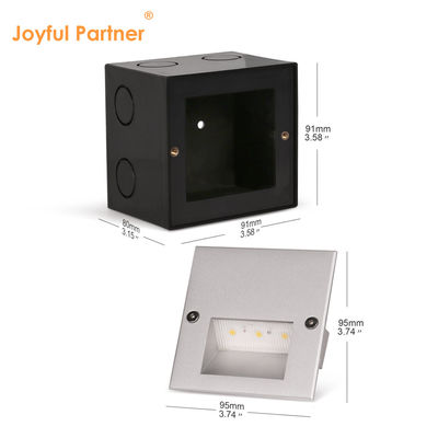 Lampu Tangga LED SMD 2W Osram Tersembunyi di Dinding IP65 Desain Modern Bahan Aluminium Untuk Koridor