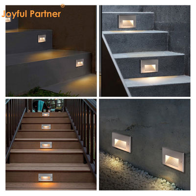 COB 8W Indoor Outdoor Recessed LED Step Light IP65 Proyek Waterproof Instalasi