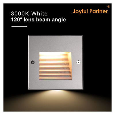 Lampu Dinding Tersembunyi LED IP65 Tahan Air Persegi 12V 220V Desain Kustom Untuk Tangga