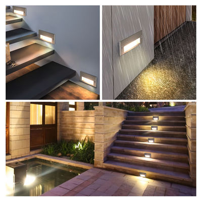 IP65 3W 5W LED Lampu Dinding Lampu Langkah Linier Untuk Sudut Tangga