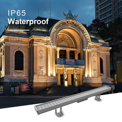 Commercial Rectangle LED Linear Downlight 108W 1000MM Fasad Tembok Washer Lampu