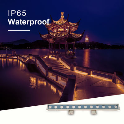 Aluminium Warna 18W LED Lampu Wall Washer Luar Ruang Waterproof Lampu Linear